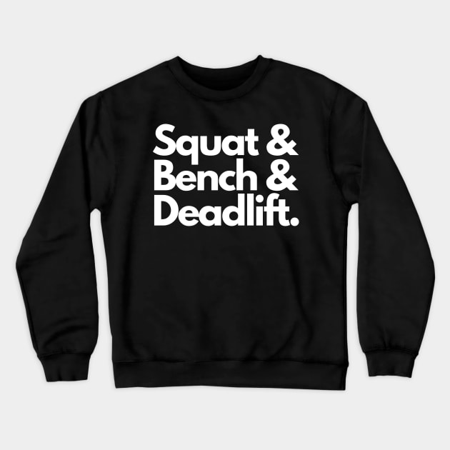 Powerlifting Crewneck Sweatshirt by Jaxon Apparel